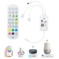Preview: WiFi Smart LED Controller 4 Pin RGB Strip Light 5-24V APP 24-key Remote Voice control work with Alexa Echo